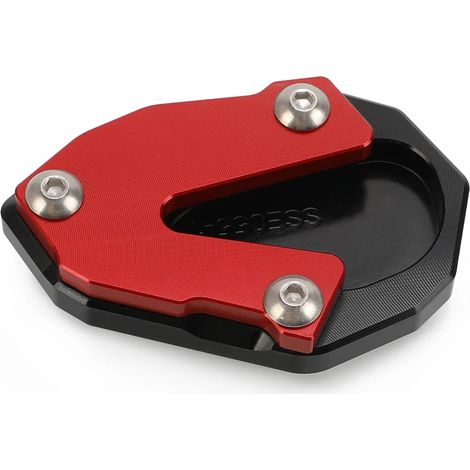 (Rouge SANS LOGO) Compatible avec les motos YAMAHA YZFR6 YZF R6 2013-2022 : béquille latérale, extension et plaque de support maxpower (1/4)