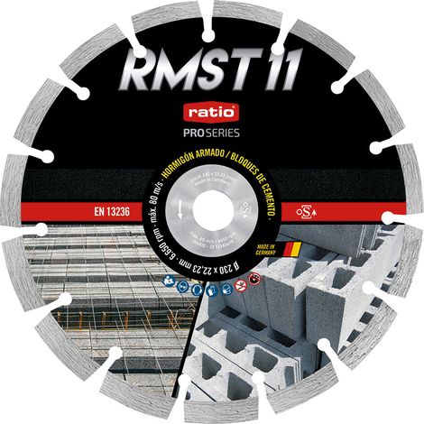 Disco Segmentado Láser RMST11 Ø230mm RATIO