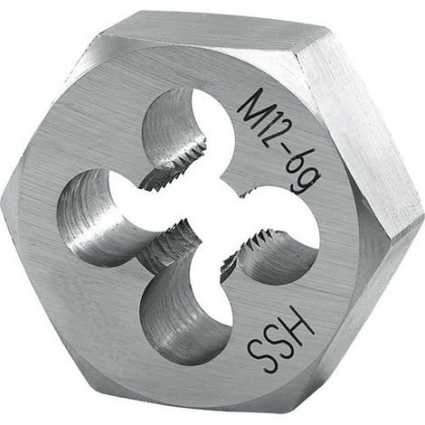 Die 6 Sezioni, Filettatura Metrica, Filettatura: M24, Pas 3,00 Millimetri, Cote S Altezza / Stoviglie X 50 X 22 Mm