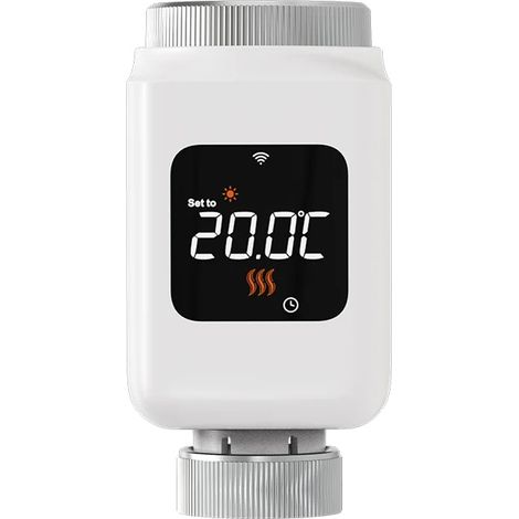 Vanne de Radiateur Thermostatique, Contrôle Intelligent, Modes d'Économie d'Énergie, 1PCS (1/2)