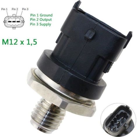 Kraftstoffdrucksensor - BOSCH - 0281006189 - Kompatibel mit 2,0 dCi - M9R610 Motoren - Schinen 0445214195