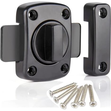 Loquet verrou de porte de salle de bain de fenêtre de cabinet pivotant verrou de sécurité à loquet