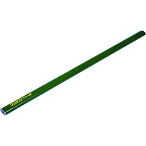 Matita da carpentiere e muratore verde mm.176 - (1-03-851) - 12 pz