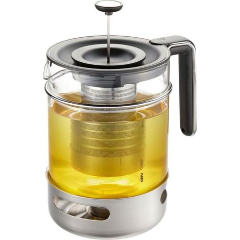 GEFU T-PREP Un sola tetera 1500 ml Negro, Acero inoxidable, Transparente (1/5)