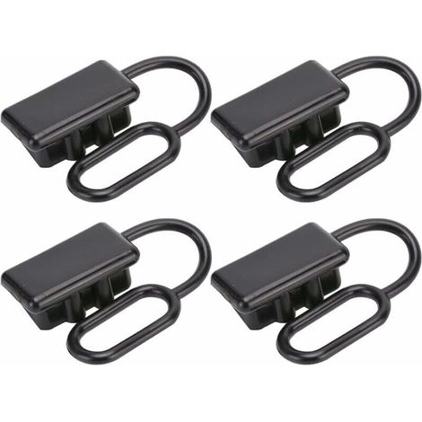 Bardusch-4 pièces/ensemble bouchon de batterie couvercle en caoutchouc souple capuchon anti poussière, for connecteurs de couvercle de prise Anderson connecteurs d'alimentation cc 50A (1/5)