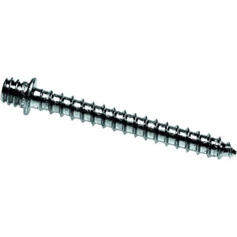 100 pattes à vis bois 7×150 Acier Zingué 60mm Zinc, épaisseur revêtement 5 µm, bleuté à bleuté irisé, brillant, Filetage métrique