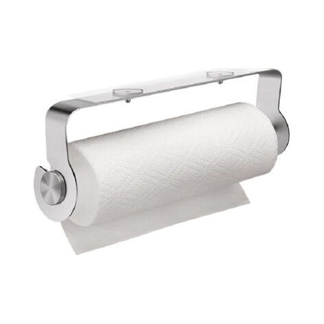 Ahlsen Selbstklebender Wand-Papierhandtuchhalter, diskreter Papierhandtuchhalter aus Edelstahl für Bad oder Küche, für Papierhandtücher, Alufolie, Frischhaltefolie usw. (1/5)