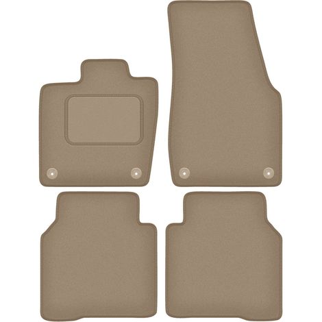 Velours-Fußmatten für: VW ID.7 Kombi, Schrägheck (ab 2023) beige (1/5)