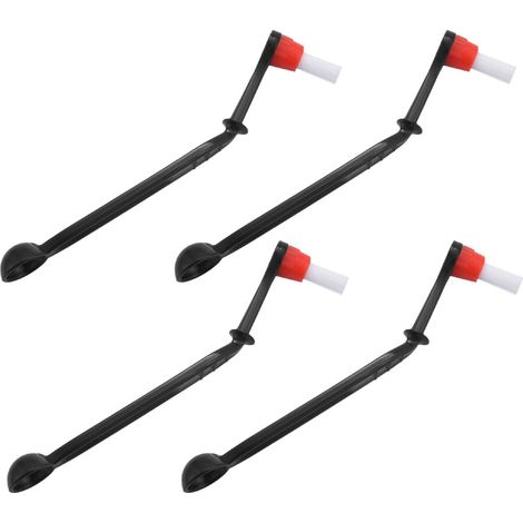 4er-Set 2-in-1 Kaffeemaschinenbürsten, Nylon-Espressobürsten für Kaffeemühlen, Kaffeelöffel-Maschinenwerkzeuge (1/4)