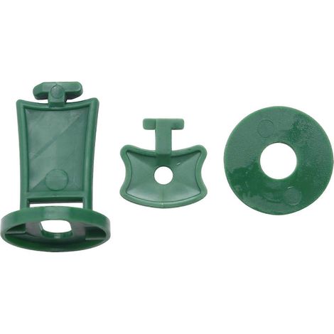 Kit de 250 clips de fixation pour serre, clips de fixation pour filets d'ombrage et isolation en bulle. (1/5)