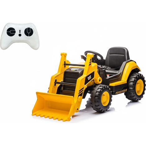 Ruspa Elettrica per Bambino con Telecomando Giallo