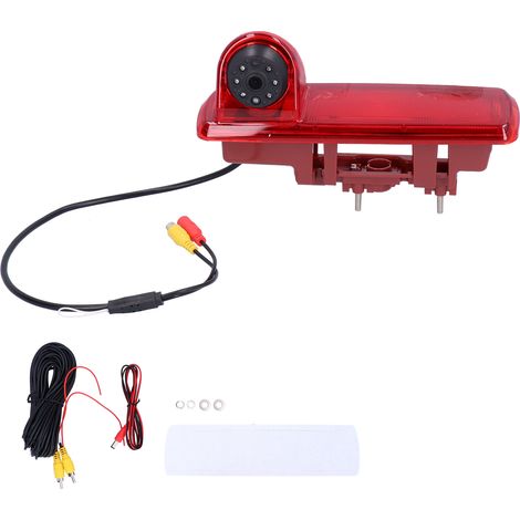 Caméra de recul avec feux stop pour Opel Vivaro 2014, vision nocturne infrarouge LED 170°, étanche IP67, 12V (1/5)