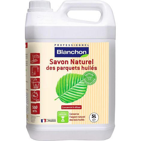 [5121105] Savon naturel des parquets huilés Blanchon 5121105 incolore 5L