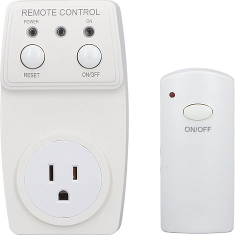 Lot prise télécommandée 120V US pour lampe climatiseur, réceptacle secteur sans fil (1/5)