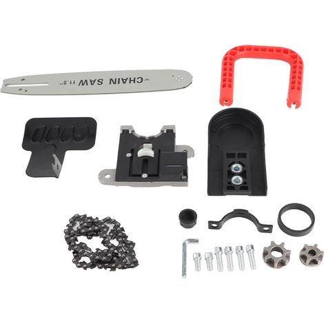 Adaptador de conversión de amoladora angular a motosierra eléctrica, kit de soporte para motosierra, herramienta para trabajar la madera (1/5)