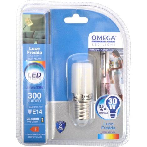LAMPADA LED FRIGO 3.5W E14 6400K