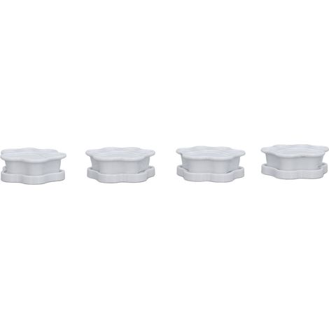Support pour tampon d'entraînement en pot, 4 pièces, aimants puissants, pipi multifonctionnel pour petits et grands animaux de compagnie, Style patte blanc (1/5)