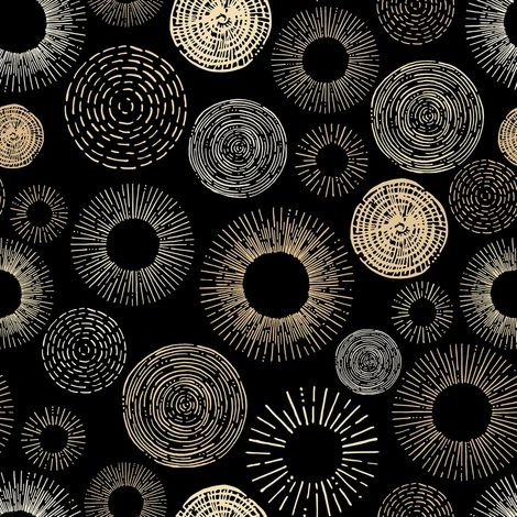 Carta parati adesiva geometrica nero-oro impermeabile 44,5x300cm (1/5)