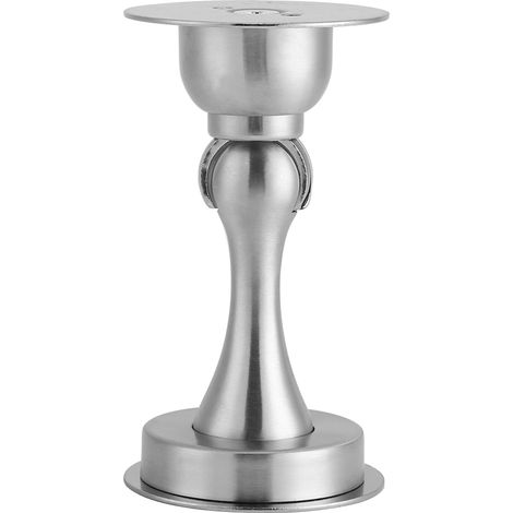 Magnetischer Türstopper aus Edelstahl 304, silberfarbener Türstopper für Zuhause, robuste Wandhalterung (1/5)
