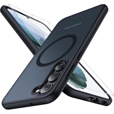 Handyhülle für Samsung Galaxy S21 FE 5G mit MagSafe, magnetisch, matt, schwarz (1/5)