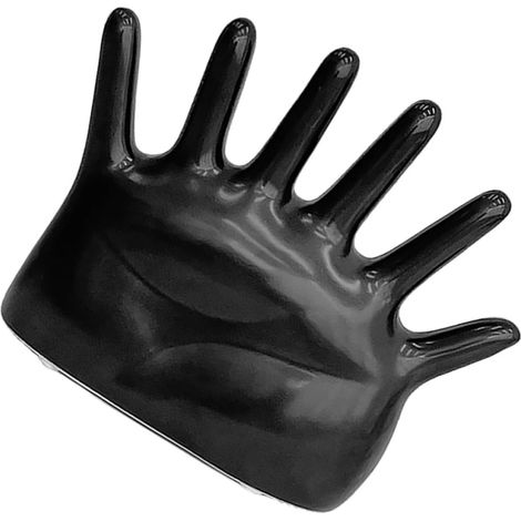 Présentoir à Bijoux Main en Céramique Mate Noire, Support pour Bagues et Colliers, Organiseur Décoratif pour Rangement Bijoux et Exposer Bagues – Accessoire Pratique pour Chambre (1/5)