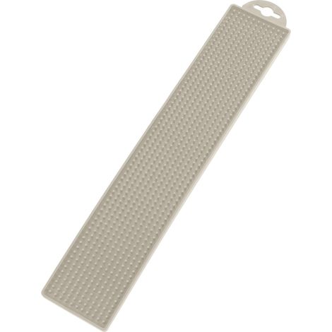 Wenko Tappeto drenante MOD. Slim Elegante Tappeto da Cucina in plastica TPR Resistente al Calore Lavabile in lavastoviglie Beige 42 x 1 x 8 cm (1/5)