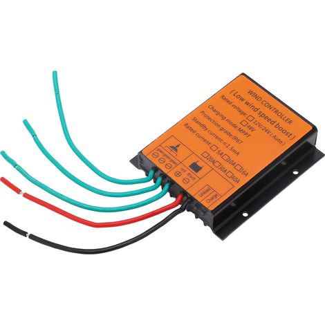 Contrôleur de générateur d'éolienne MPPT 48 V avec affichage LED et contrôle de charge pour alimentation 400 W (1/5)