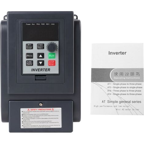 220VAC 1.5KW VFD Variateur de fréquence,monophasé 220V entrée triphasé 380V de sortie VFD variateur de fréquence variable Régulateur de vitesse de moteur Vecteur Contrôle D'Onduleur (1/5)