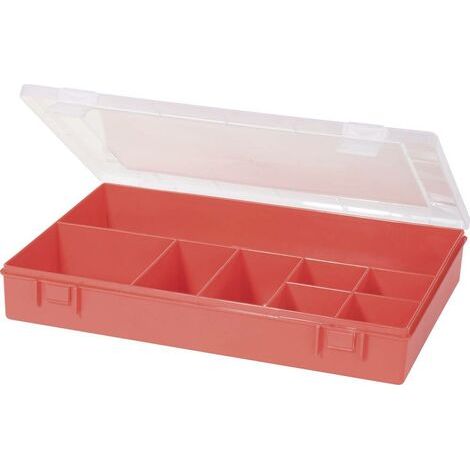 Mallette de rangement séparations fixes Hünersdorff 611700 (L x l x H) 335 x 225 x 55 mm Nombre de c (1/3)
