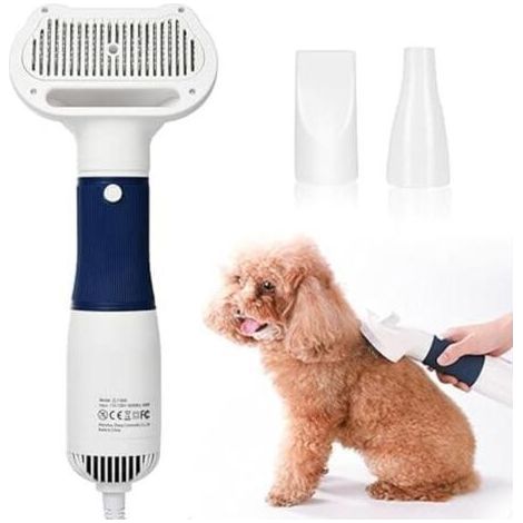 Sèche-cheveux et peigne 2 en 1 pour animaux - Accessoires de toilettage pour chiens et chats (1/5)