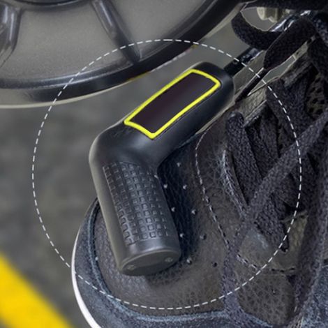 Flexibler Kunststoff-Schuhschutz für Motorrad-Schalthebel, universell für Dirtbikes und Pocketbikes, gelb (1/5)