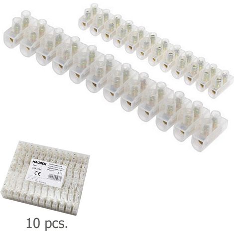 MORSETTIERE 12 POLI X CAVI ELETTRICI 2,5MM MAURER