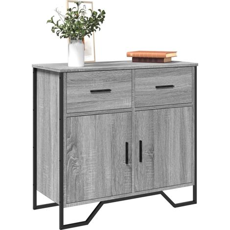 Sideboard Grey Sonoma 79.5x35.5x74.5 cm Engineered Wood vidaXL (1/5)