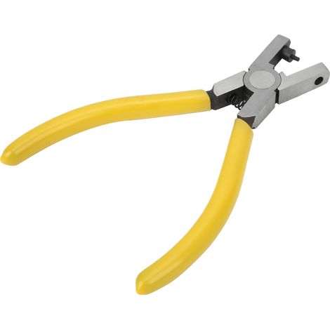 Pince à perforer les œillets pour montres, mini outil de réparation de bracelets et maillons de ceinture en cuir, 15 cm (6 pouces), 2 mm (1/5)