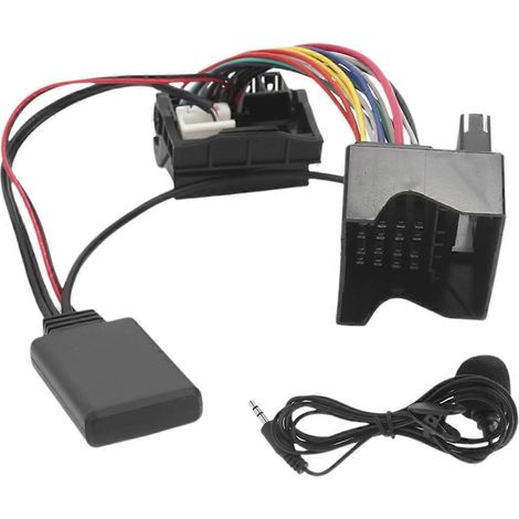Autoradio-AUX-Adapter, Bluetooth 5.0-Radioempfänger, Modul mit AUX-Kabel und Mikrofon für 307 408 508 C2 C5 (1/5)
