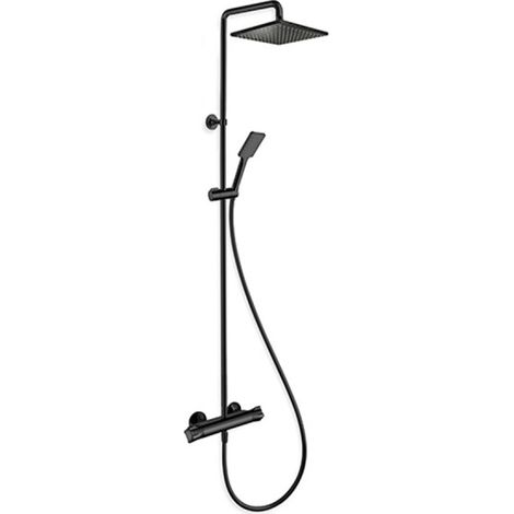 Colonne de douche thermostatique THETA BLACKMAT CARRE - CRISTINA ONDYNA TE49513 (1/2)