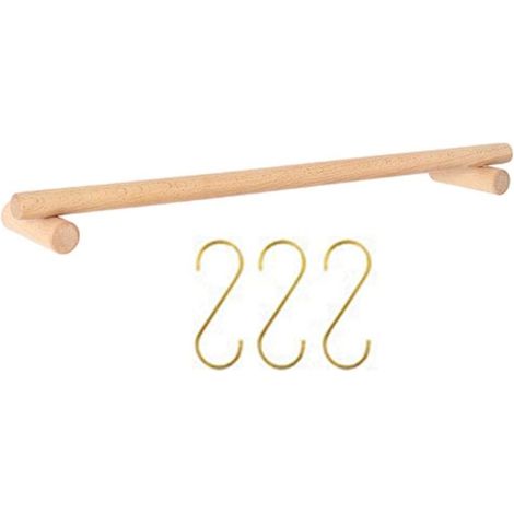 Porte-serviet 60 cm, avec 3 supports pour serviettes, 60 cm de hauteur (1/5)