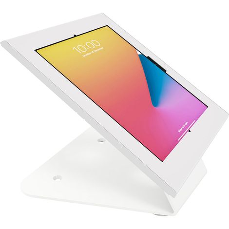 Support tablette mural ou de table universel Apple et Samsung 12.9''-13'' Blanc (1/4)