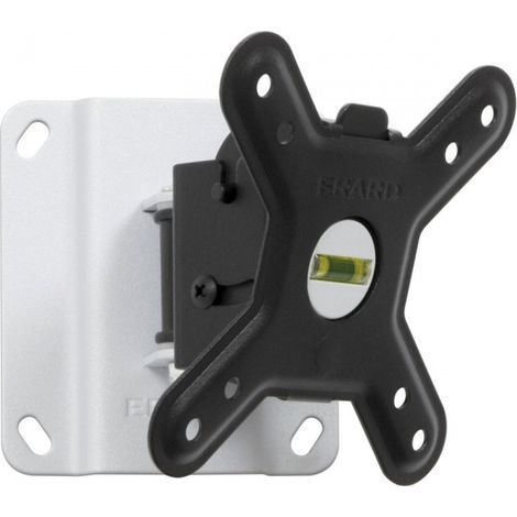 Erard - cliff 100 twist 45 ° supporto a muro inclinabile e girevole per schermi da 15 "-23" - 043310 - 3185280433100 (1/4)