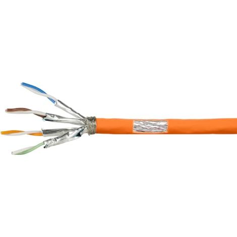 LogiLink CAT.7 - Cable de instalación de 600 MHz a 70 m, AWG 23, blindaje: S/FTP, LSZH (Low Smoke Zero Halógeno, bajo humo sin halógeno), longitud: 40 m