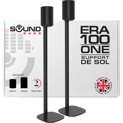 Pied de sol, Double (2 Pièces), Noir, Double, Paire  Compatible avec ERA 100 (1/5)