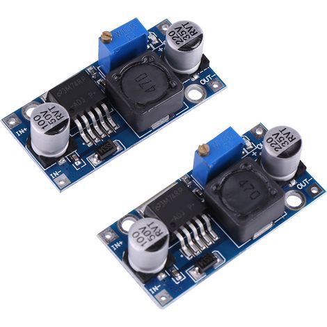 2pcs DC-DC Ajustable Step down Power Supply Modules Buck Converters 3.2V35V to 1.25V35V 3A