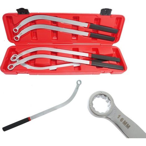 Trade Shop - SET 5 POLIGONAL POLIGONAL KEY CLOSS FÜR PULEGGY 13/19 MM - (1/5)