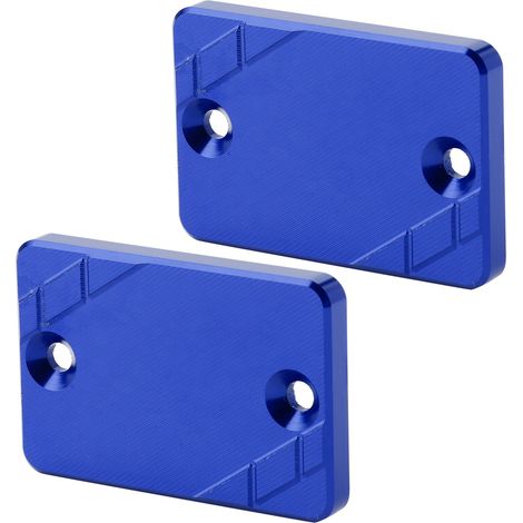 Lot de 2 bouchons de réservoir de liquide de frein avant et arrière compatibles avec Honda CB300F, CBR500R, CB500F et CB500X (bleu). (1/5)