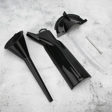 Kit d'entonnoir pour filtre à huile de moto anti-goutte, compatible avec TwinCam 1985, noir (1/4)