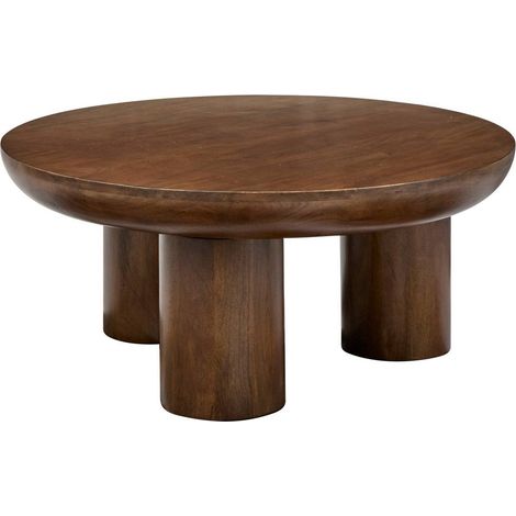 Tavolino stambh in legno di mango 90x90x40cm - Atmosphera créateur d'intérieur