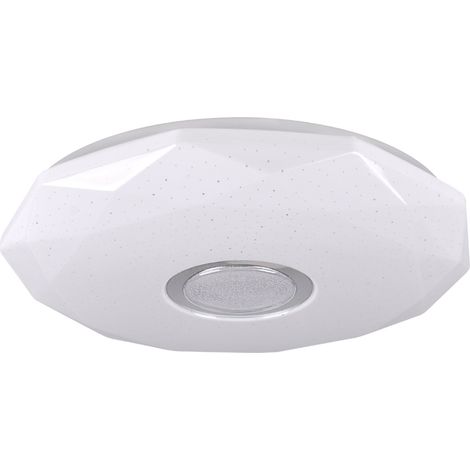 Plafoniera LED 39cm CCT dimmer telecomando Polux Diamond (1/5)