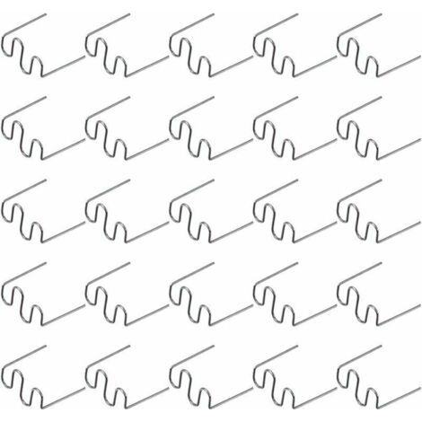 Agrafeuse à Plastique 500 Pcs Baguettes de Soudage Agrafe Chaude Réparation Machine en Plastique Soudage Agrafeuse Chaude Voiture Auto Pare-Chocs Réparation Pré Coupe Vague Agrafes 0.6 Mm (1/4)