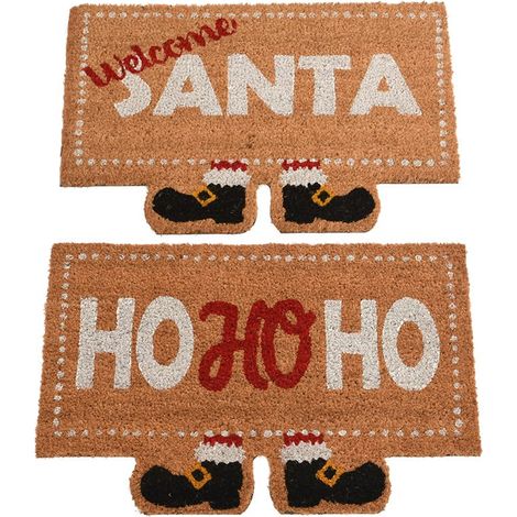 Fußmatte Weihnachtsmann, 60x40x1,5cm, 2 Modelle. Basics (1/2)