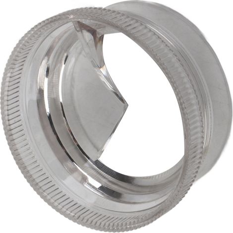 Anneau doseur en PC pour cafetière moka, bague capte-poudre anti-projection, 8,2x3,4 cm, 1 pièce (1/5)